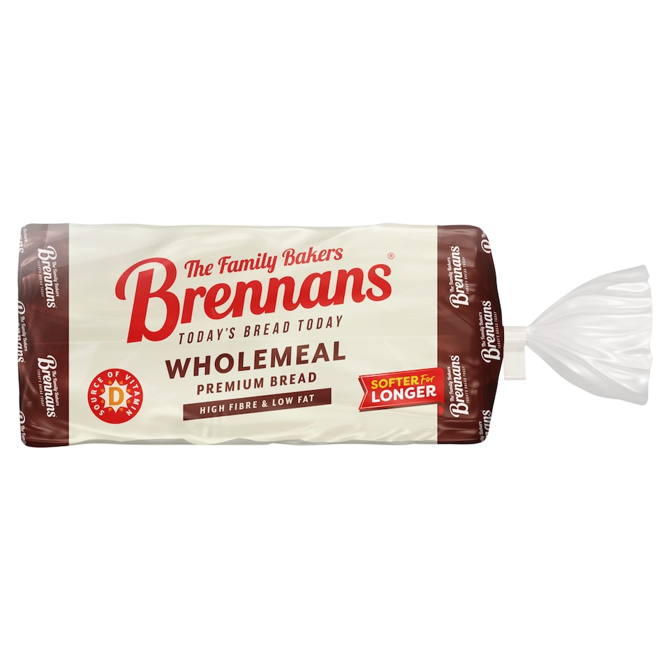 Brennans Vitamin D Wholemeal Bread 800g