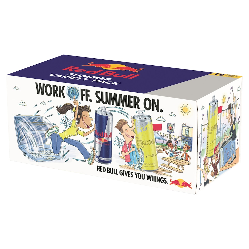 Red Bull Summer Variety Pack 18 x 250ml 