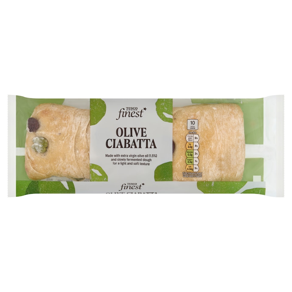 Tesco Finest Olive Ciabatta 270g