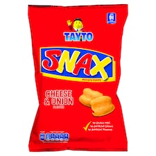 Tayto Snax Potato Puffs Cheese & Onion Flavoured 90G