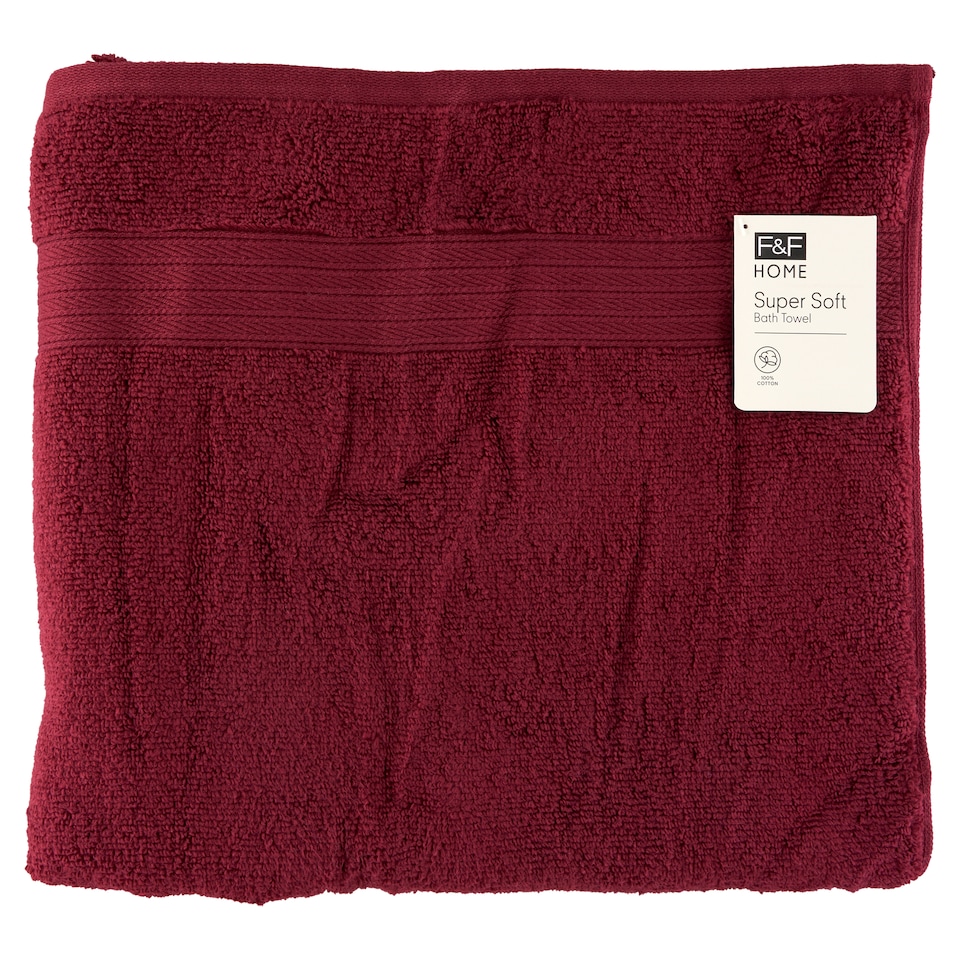 F&F Home Merlot Supersoft Cotton törölköző 70 cm x 127 cm