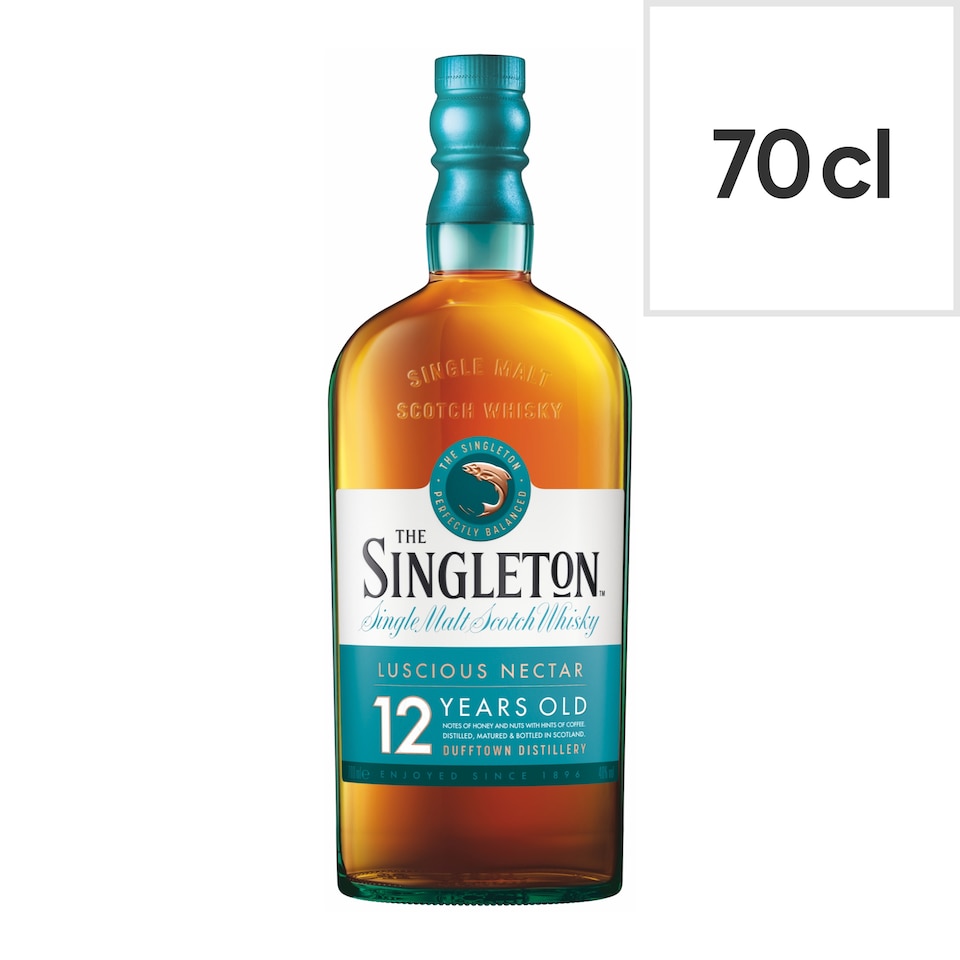 Singleton of Dufftown 12 Year Whisky Bottle 40% Vol 70cl