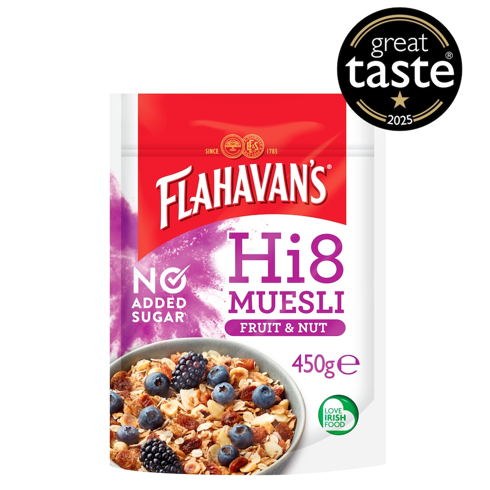 image 1 of Flahavan's Hi8 Muesli - Fruit & Nut 450g