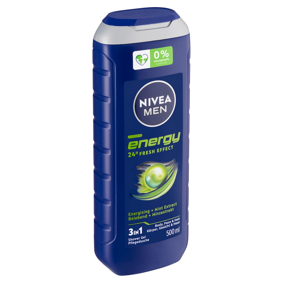 Nivea Men Energy 3 v 1 Sprchový gel 500ml