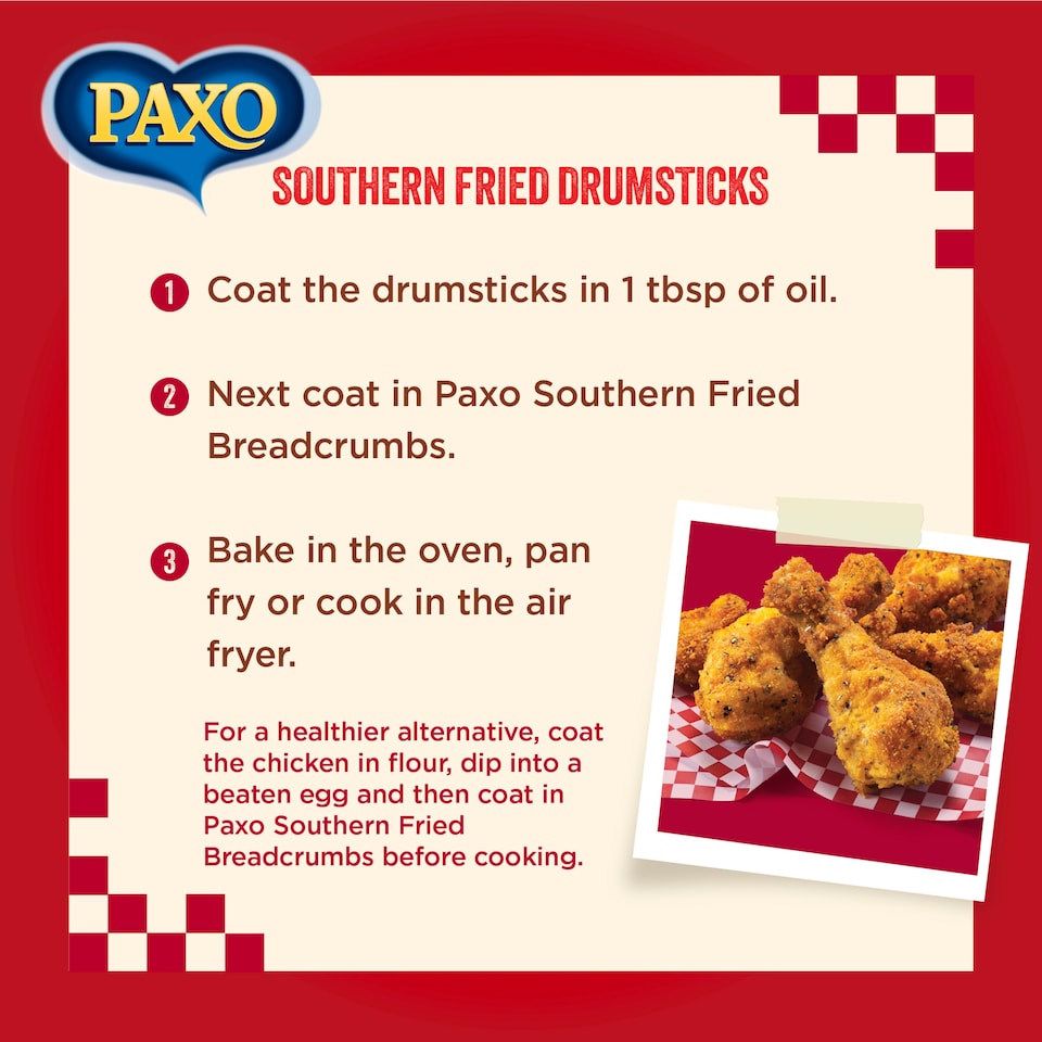 image 1 of Paxo Southern Fried Breadcrumbs 210G