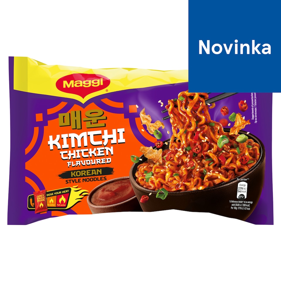MAGGI Korean Style Noodles with Chicken and Kimchi Flavour 130 g