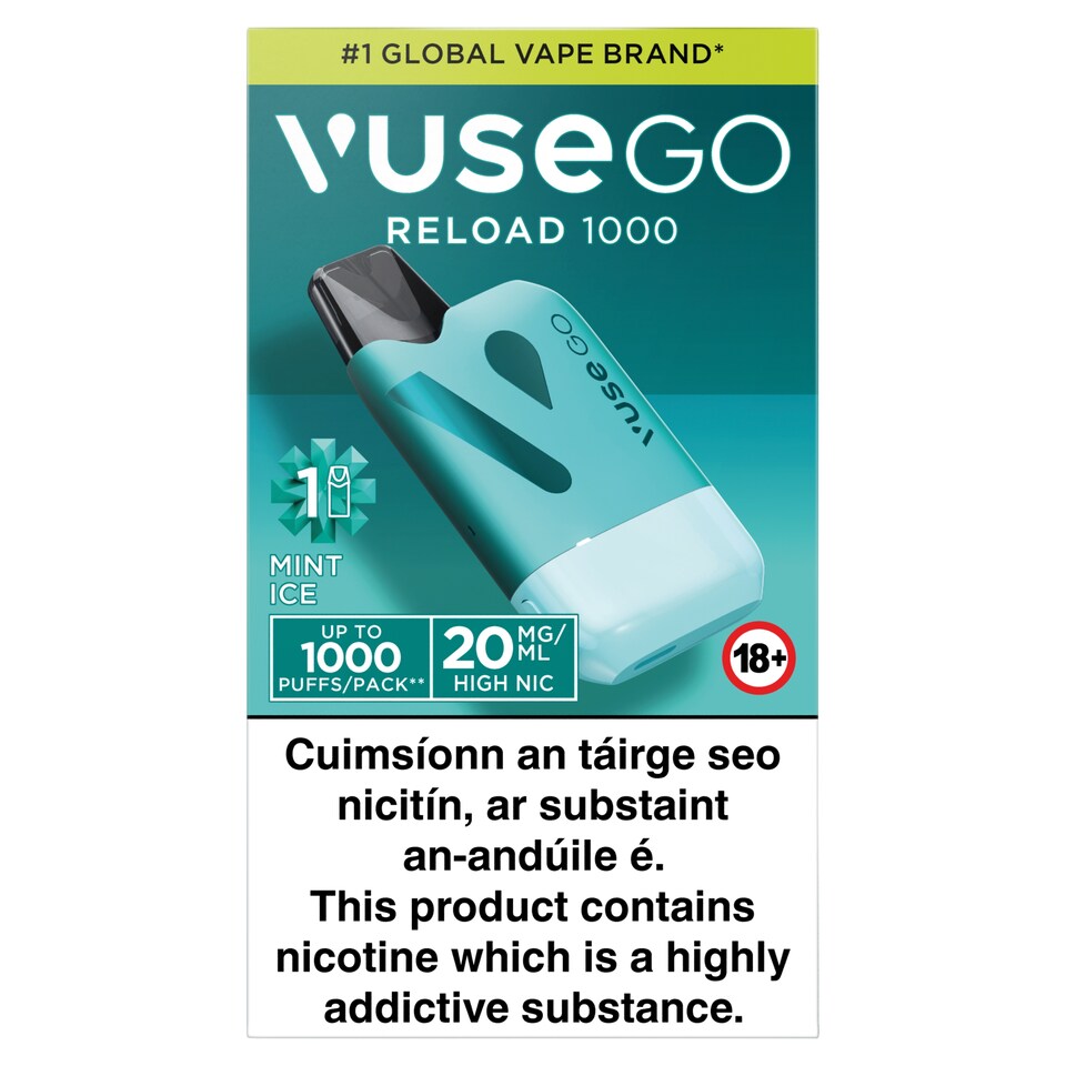 Vuse Go Reload 1000 Mint Ice 20mg/ml