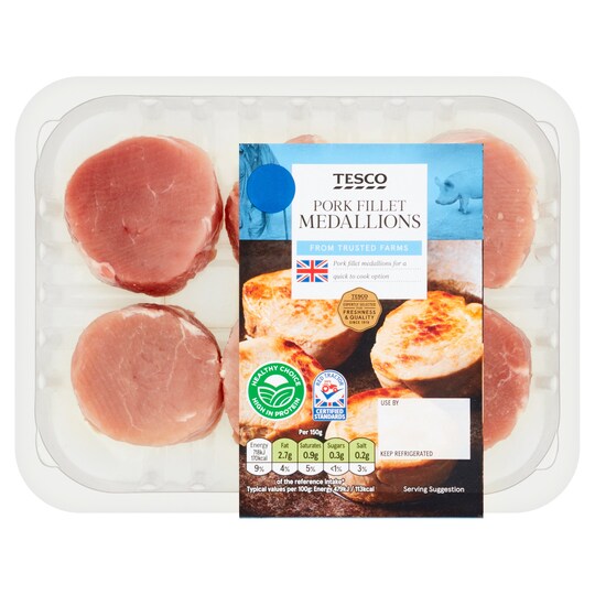 Tesco Pork Medallions 300G Tesco Groceries