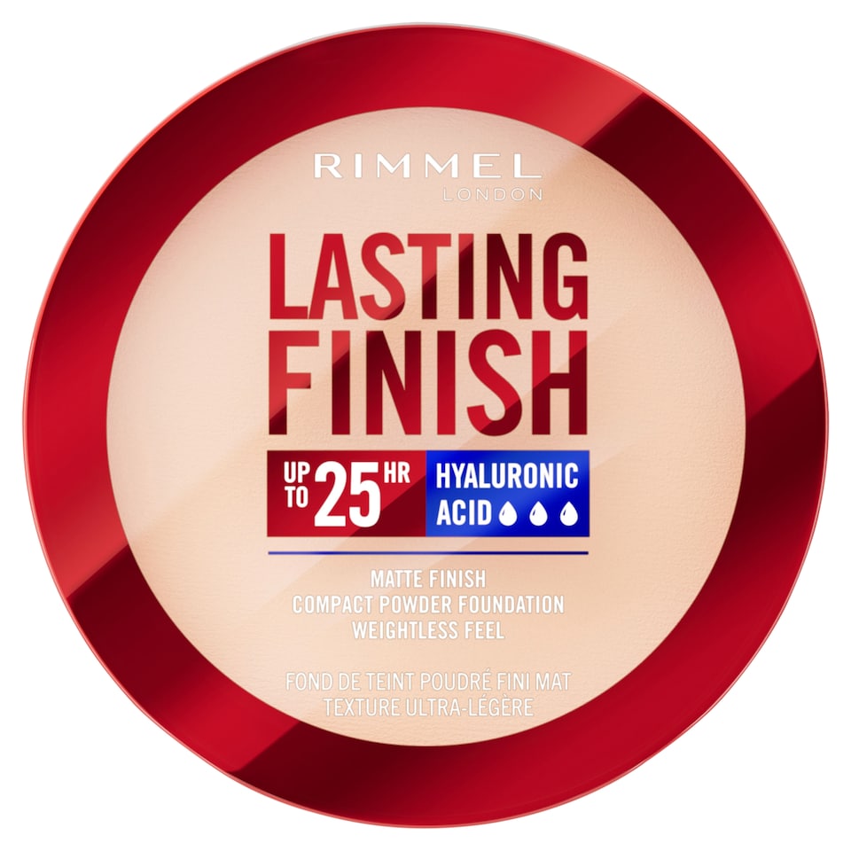 image 1 of Rimmel Lasting Finish Compact Foundation 001 Fair Porcelain 7g