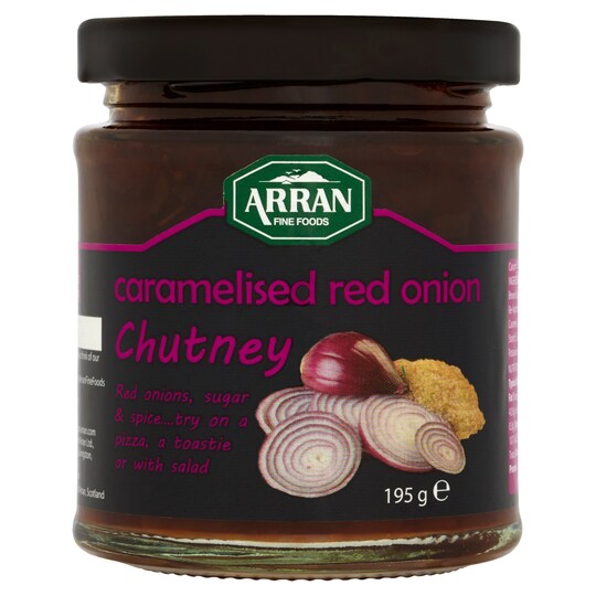 Arran Chutney Caramalised Red Onion 195G Tesco Groceries