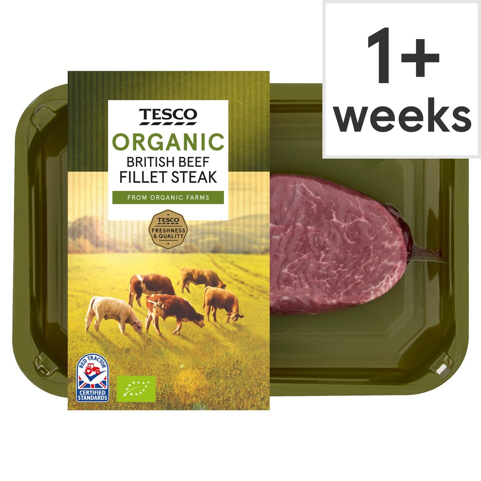 Tesco Organic Beef Fillet Steak Tesco Groceries