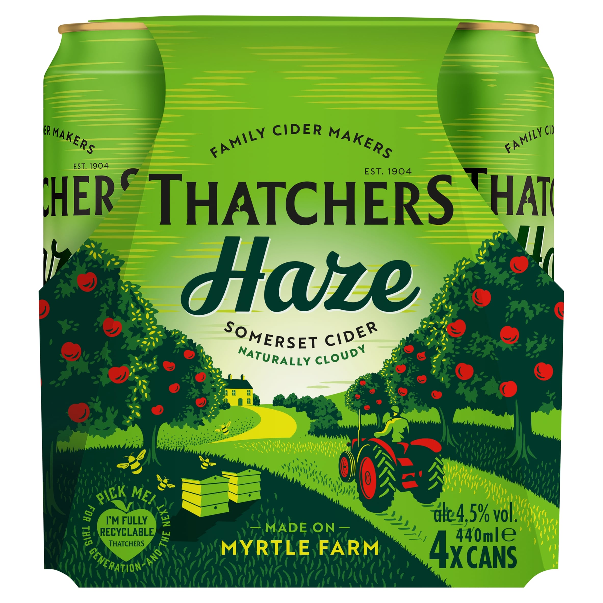 Thatchers Haze Cider 4X440ml Can