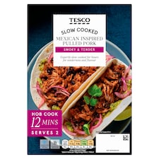 Tesco Slow Cooked Smoky BBQ Pulled Pork 410g 