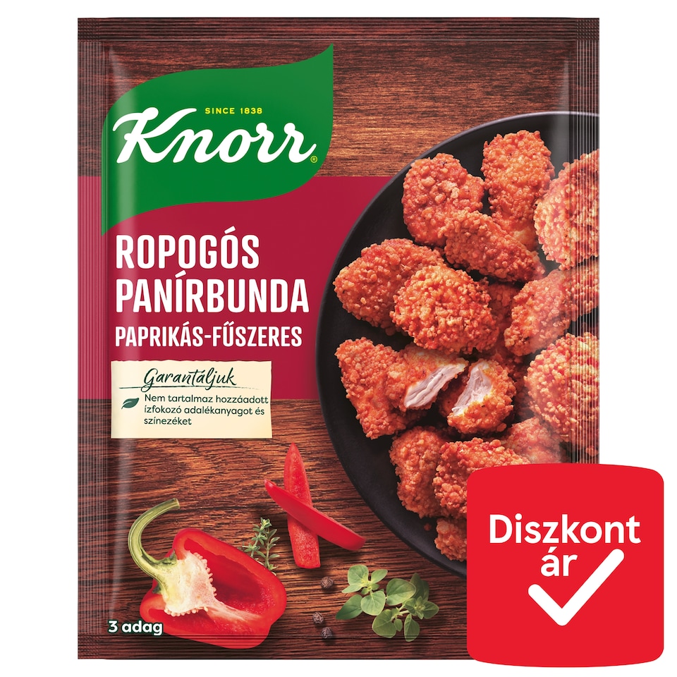 Knorr paprikás-fűszeres ropogós panírbunda 70 g