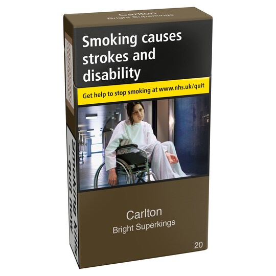 Carlton Bright Superkings Cigarettes X20 Tesco Groceries