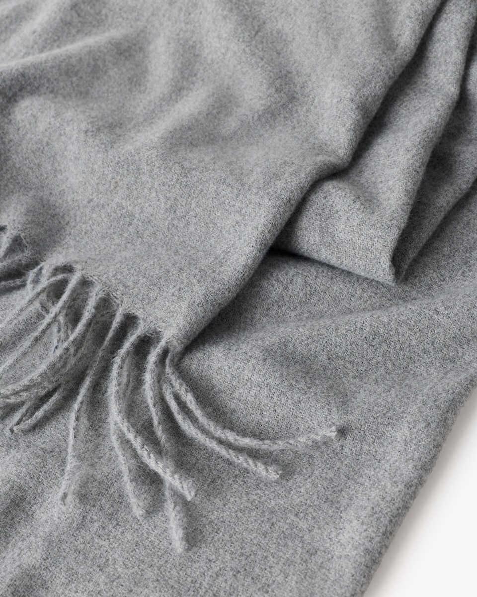 image 1 of F&F Fringed Scarf in Grey
