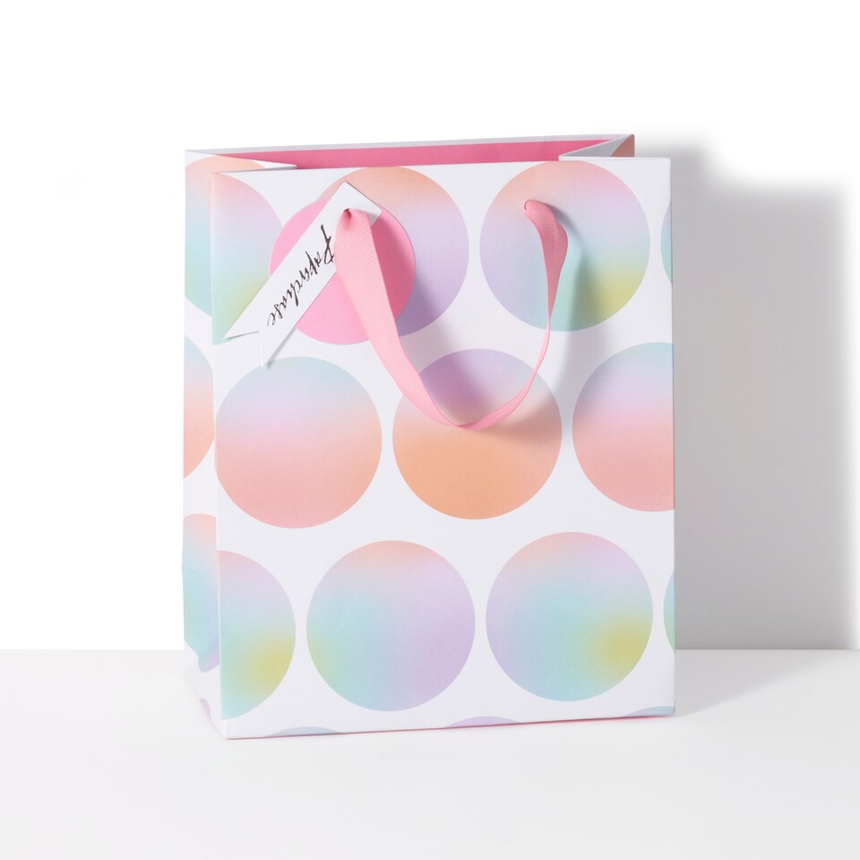 image 1 of Paperchase Ombre Medium Gift Bag