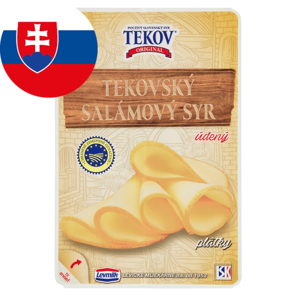 image 1 of TEKOV SALAMI CHEESE Smoked Slices 100 g