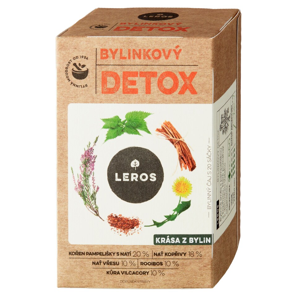 image 1 of Leros Herbal Detox Herbal Tea 20 x 1.5g (30g)