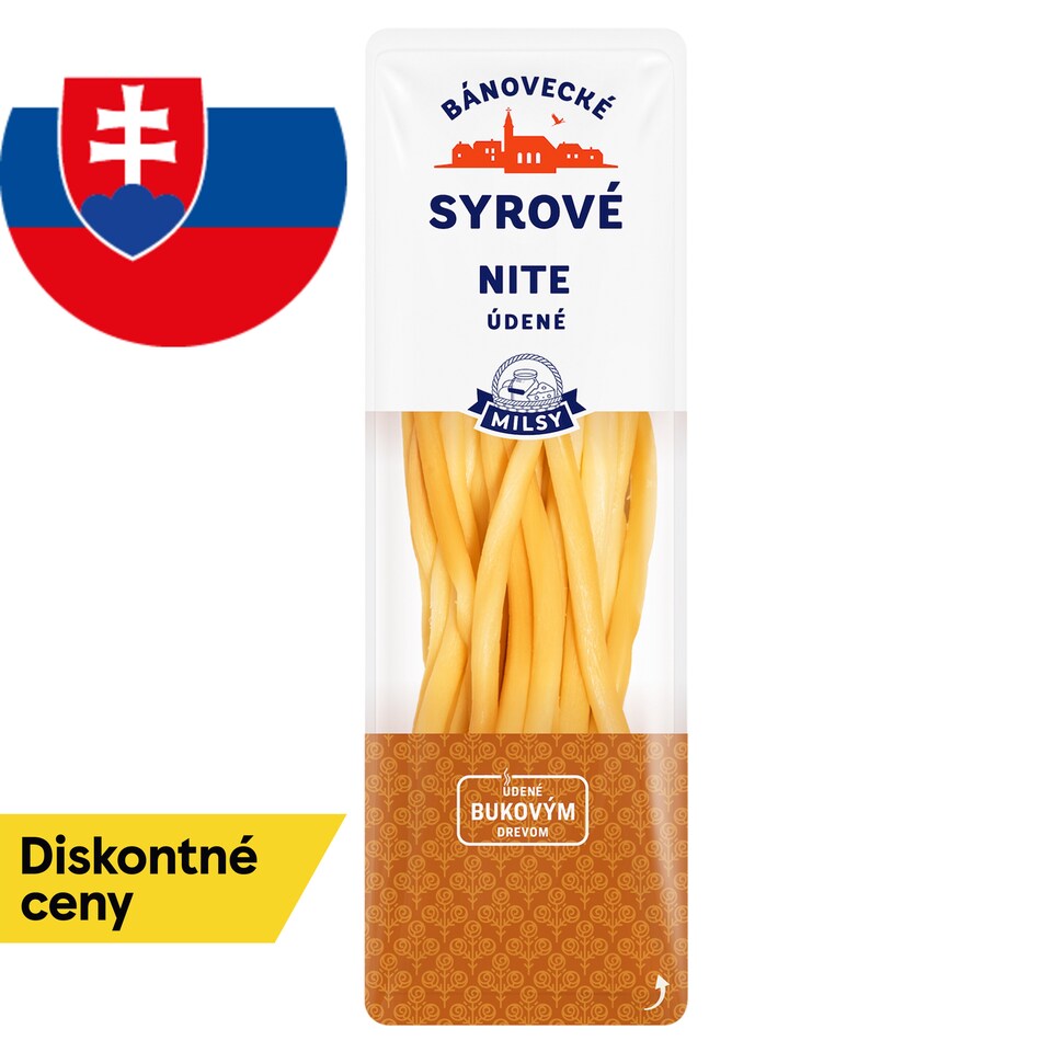 Milsy Bánovecké syrové nite údené 100 g