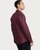 image 3 of F&F Pure Cotton Textured Long Sleeved Shirt in Burgundy