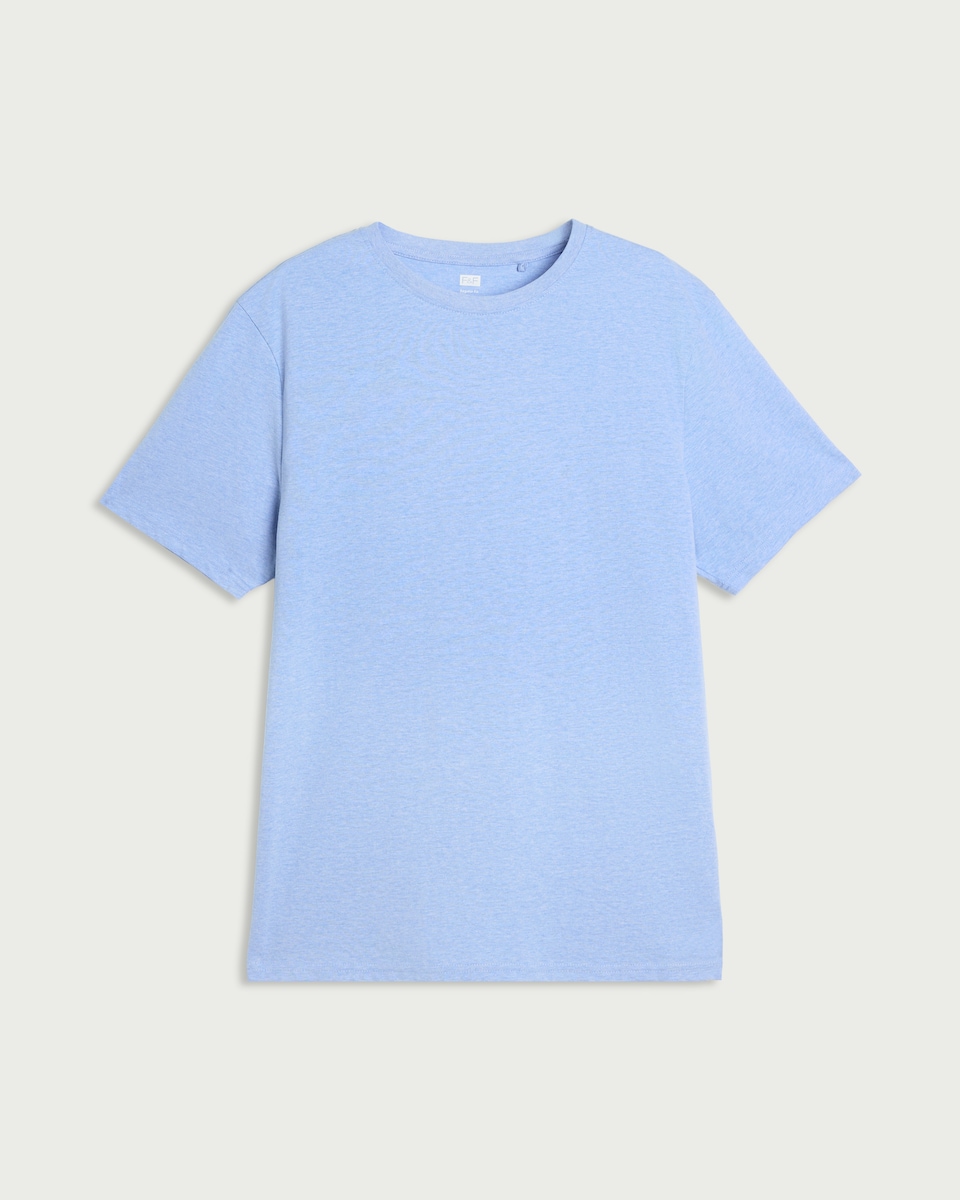 image 1 of F&F Pure Cotton T-Shirt in Blue