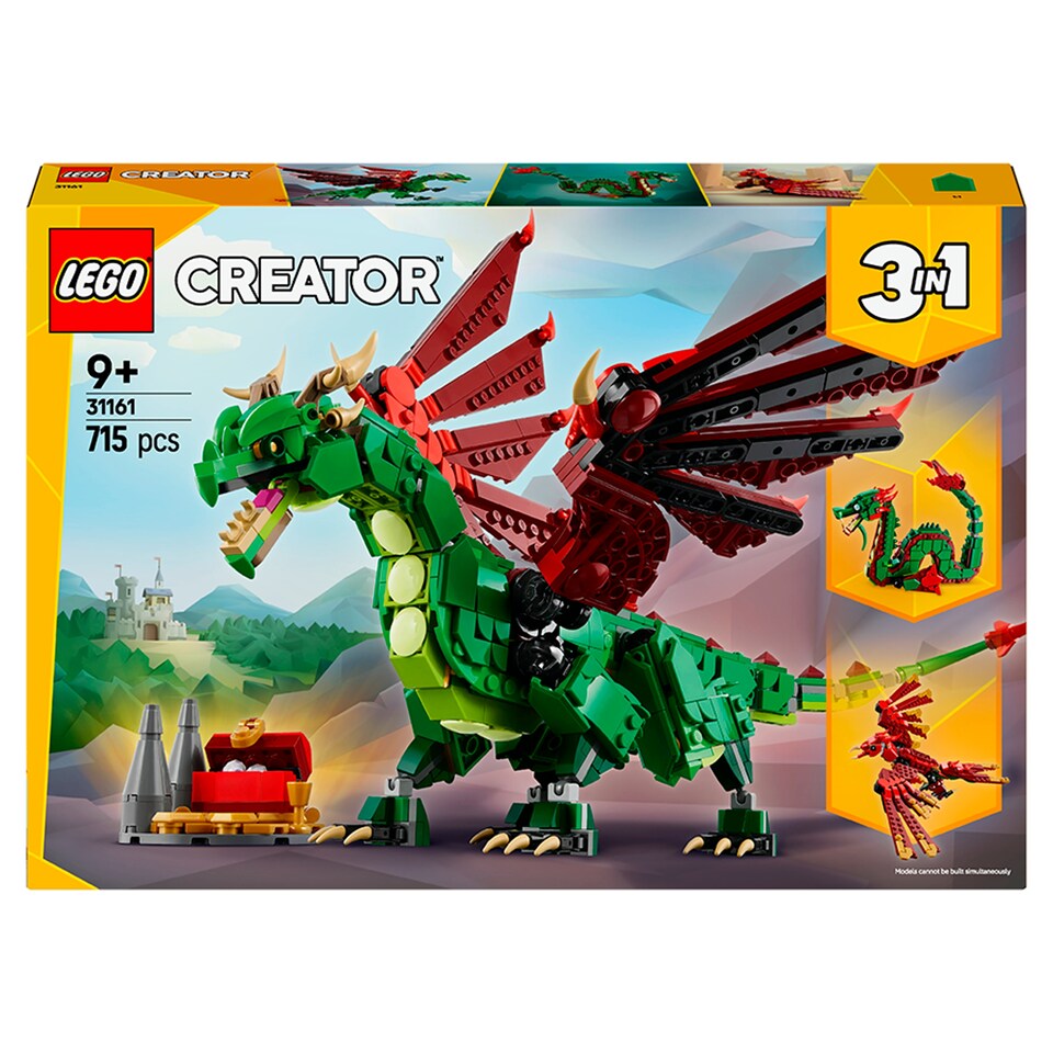obrázok 1 z LEGO Creator 3 v 1 31161 Stredoveký drak
