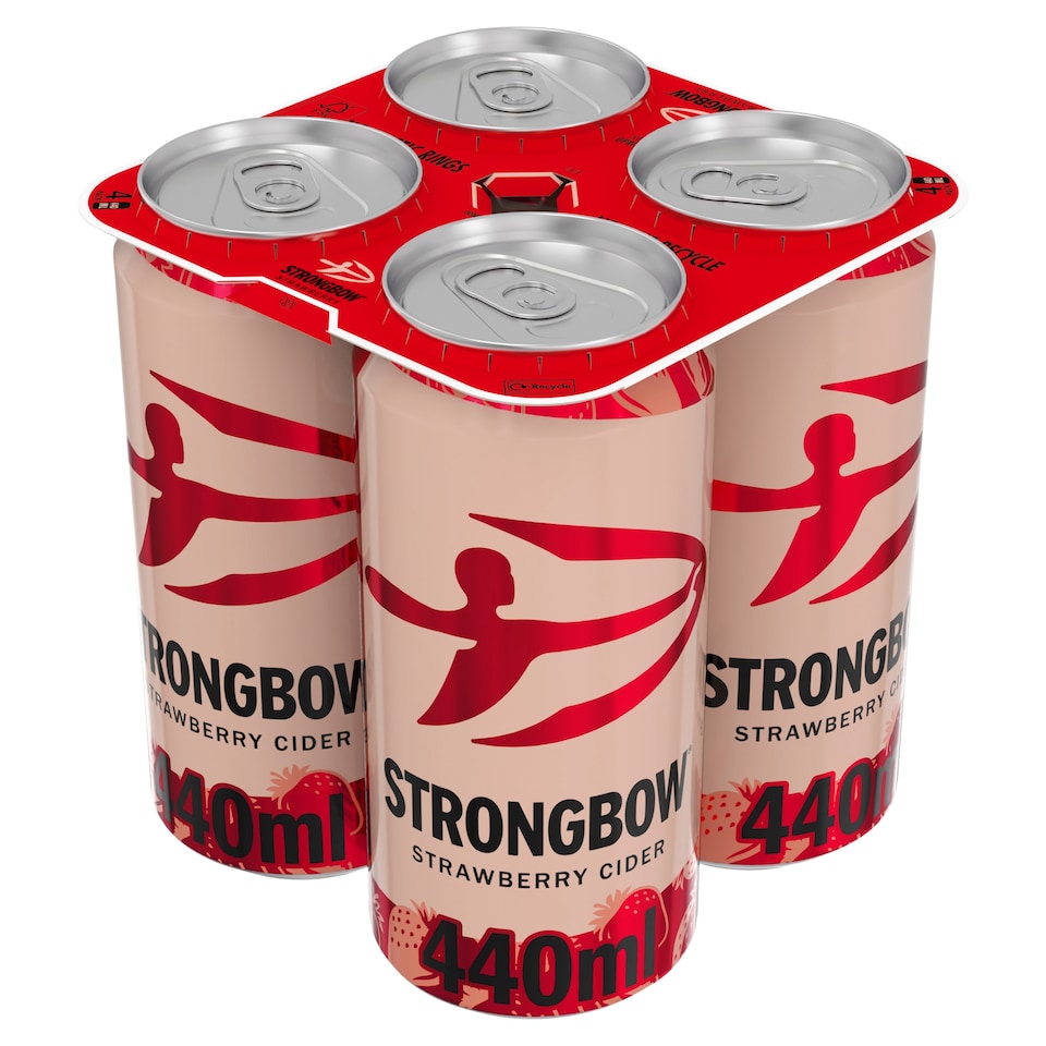 Strongbow Strawberry Cider - 4x440ml