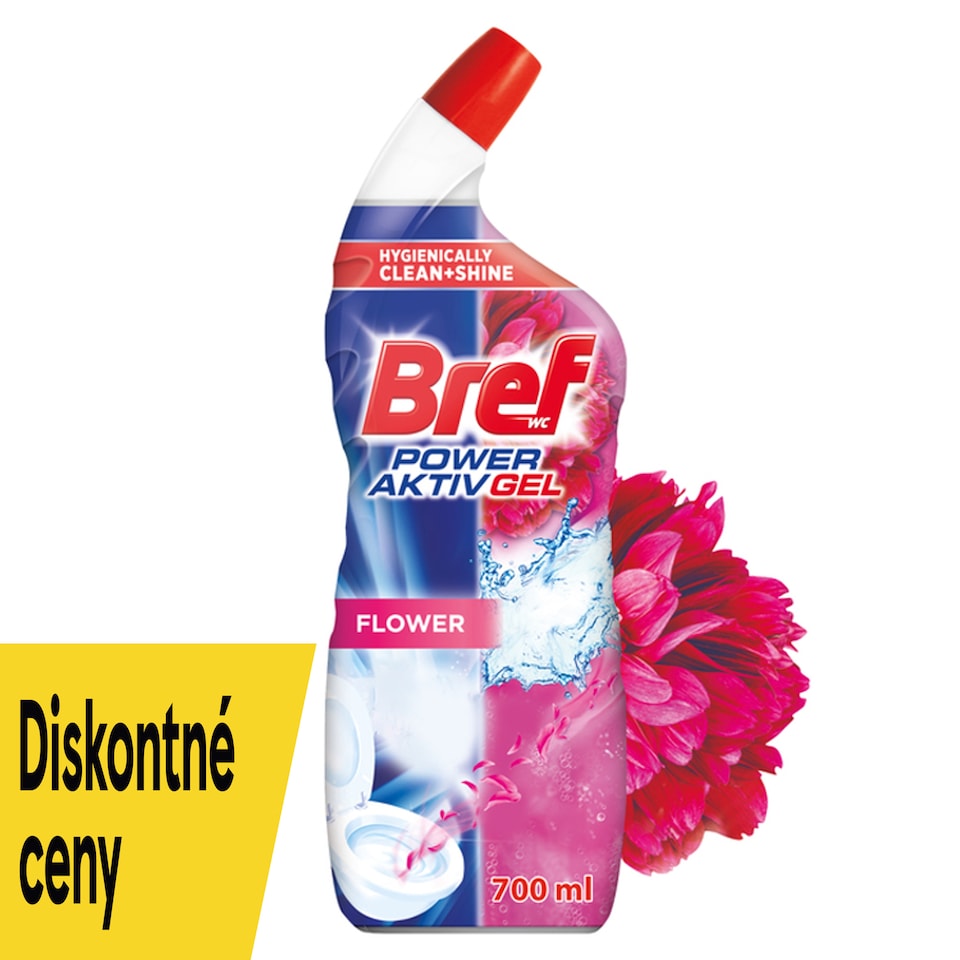 obrázok 1 z Bref Power Aktiv Gel WC čistič Flower 700 ml
