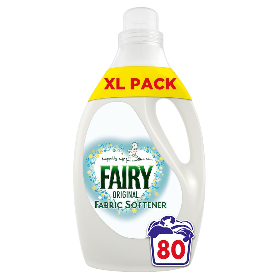 image 1 of Fairy Original Fabric Softener 80 Washes 2.64L