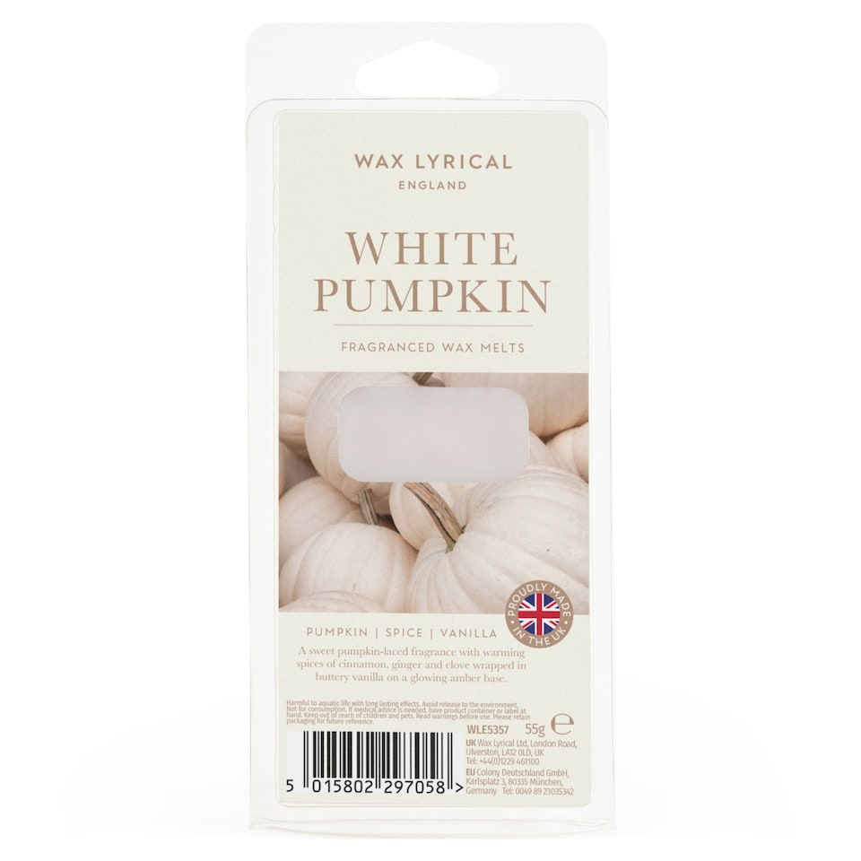 Wax Lyrical England White Pumpkin Wax Melt 55g