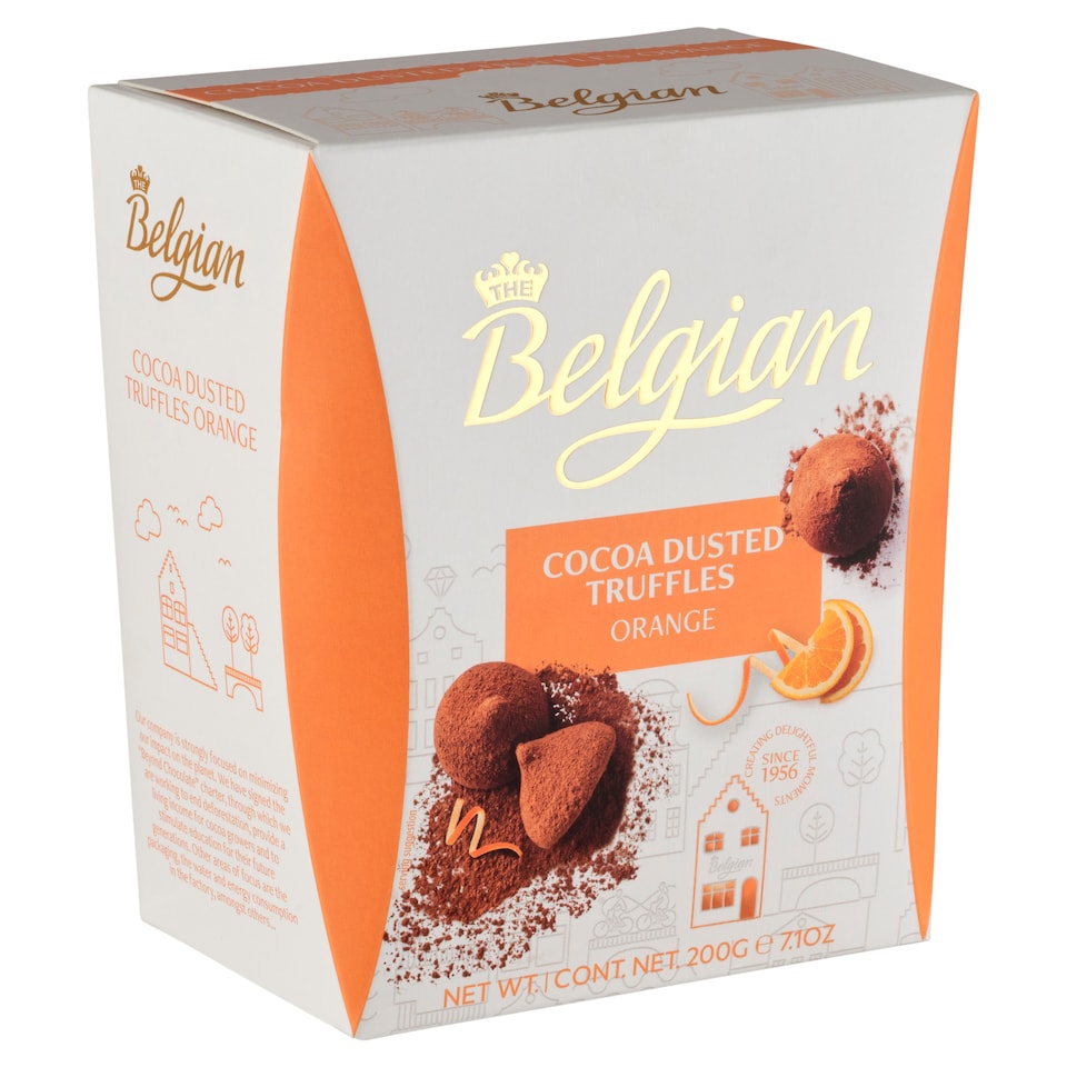 The Belgian Trüffel narancs darabkákkal 200 g  1. kép