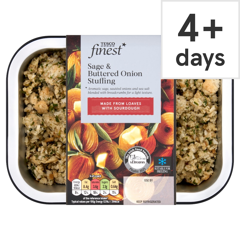 Tesco Finest Sage & Buttered Onion Stuffing 225g