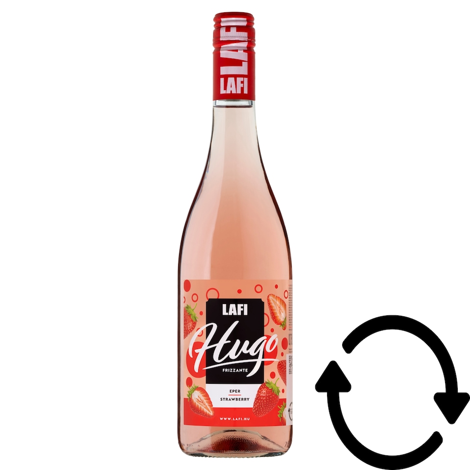 Lafi Hugo eper ízű szénsavas boralapú koktél 7% 0,75 l 1. kép