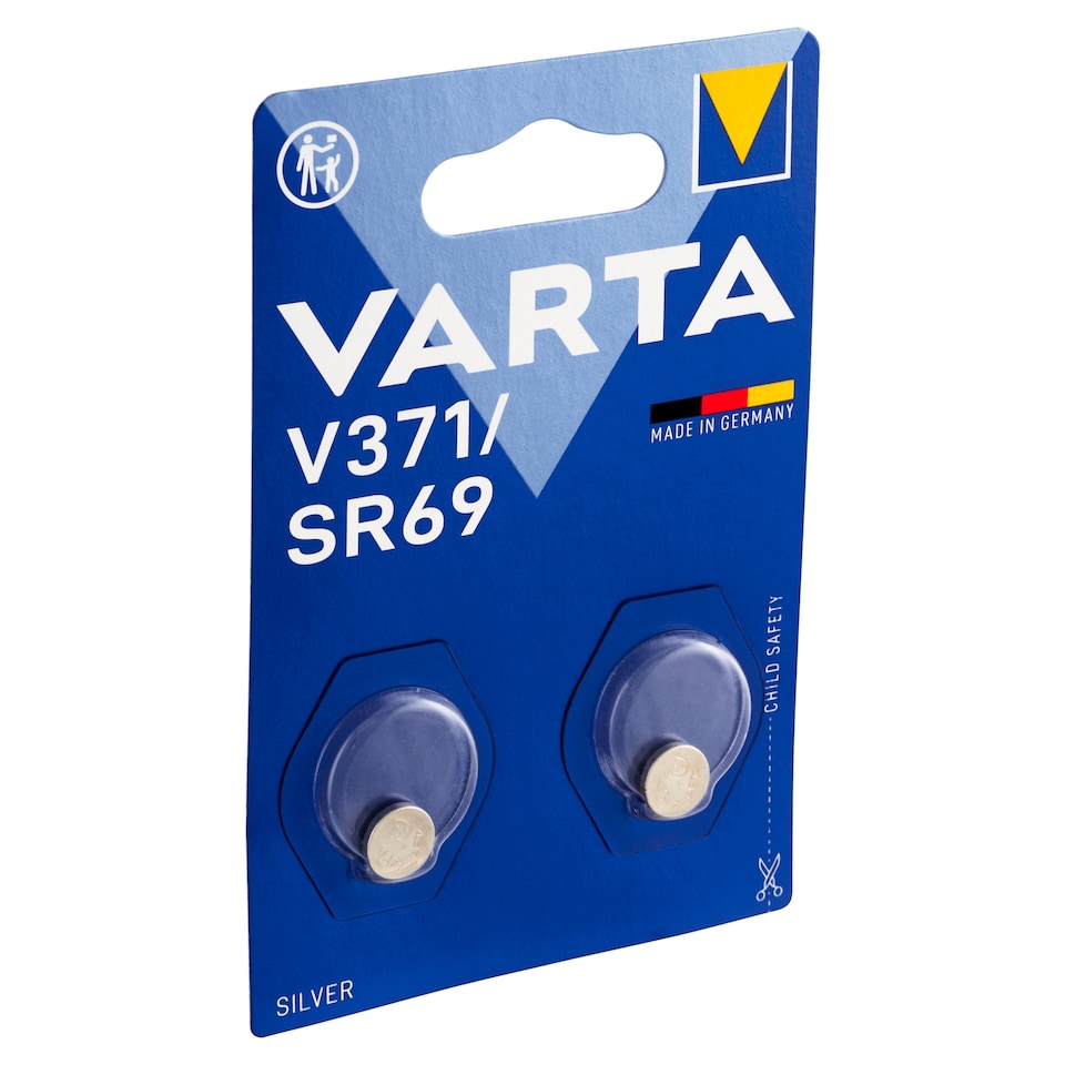 image 1 of VARTA V371/SR69 Silver Baterry 2 pcs