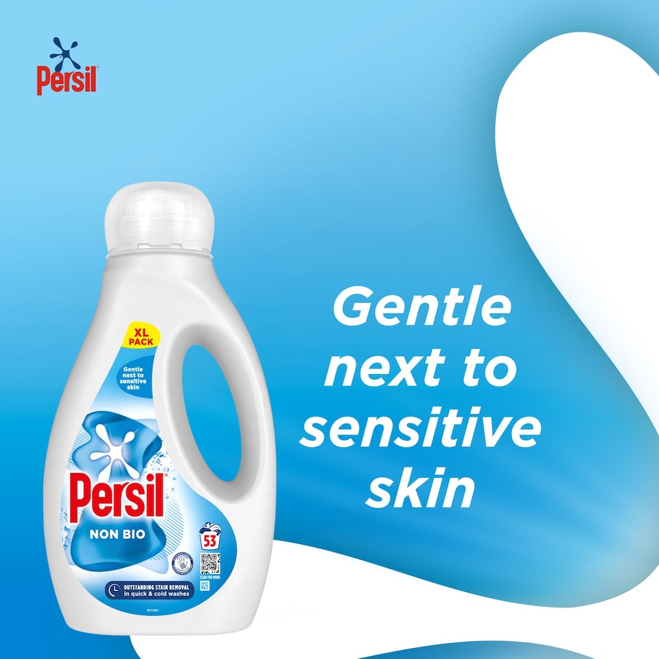 image 1 of Persil Non Bio Laundry Washing Liquid Detergent 53 Washes 1431ml