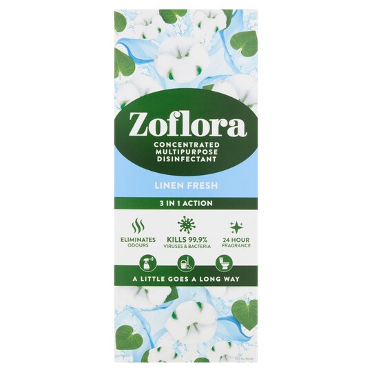 Zoflora Linen Fresh Concentrated Disinfectant 500Ml Tesco Groceries