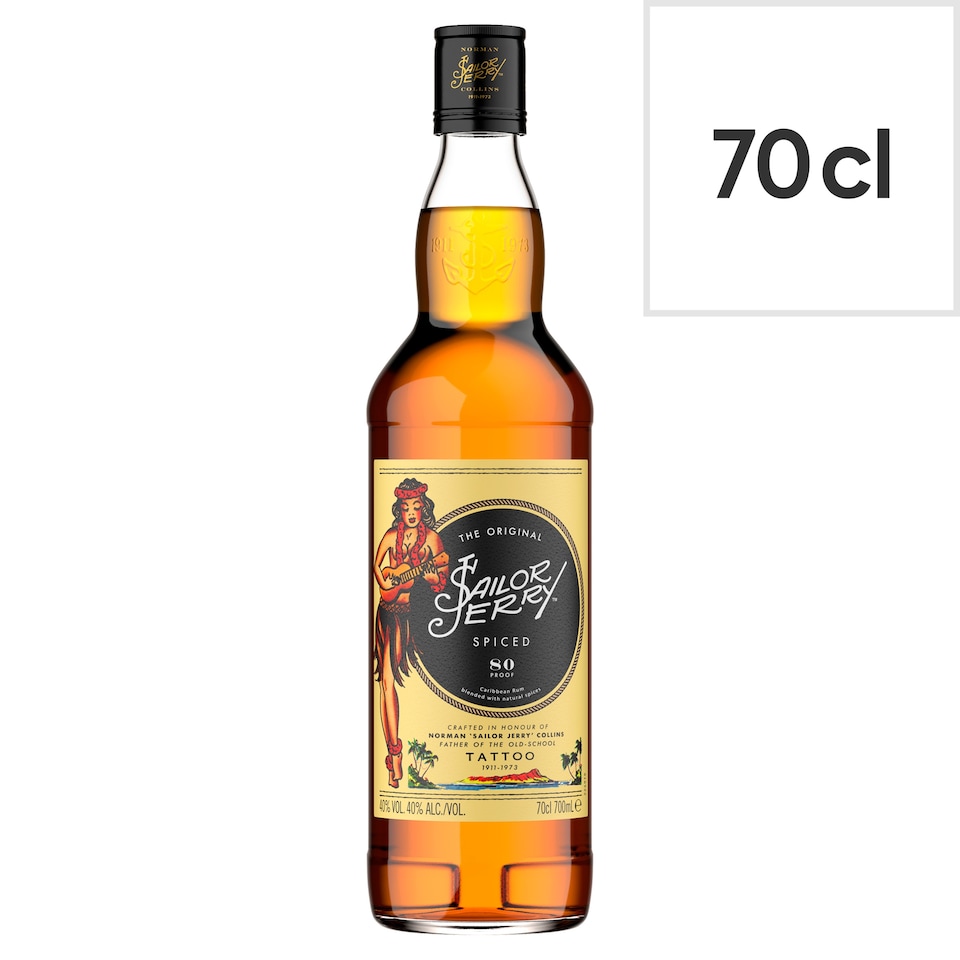 image 1 of Sailor Jerry Spiced Rum 70Cl