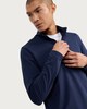 image 2 of F&F Active EVERYHOUR Regular Fit Half Zip Long Sleeved Top  in Navy