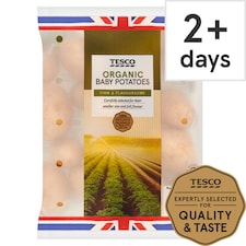 Tesco Organic Baby Potatoes 750G