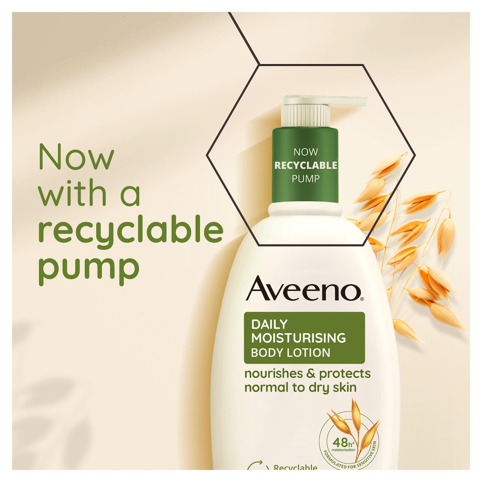 image 1 of Aveeno Daily Moisturising Body Lotion Moisturiser Sensitive Skin 500ml