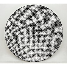 F&F Home maze dinner plate 