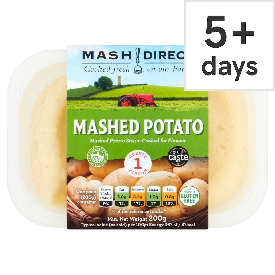 Mash Direct Mashed Potato For One 200G
