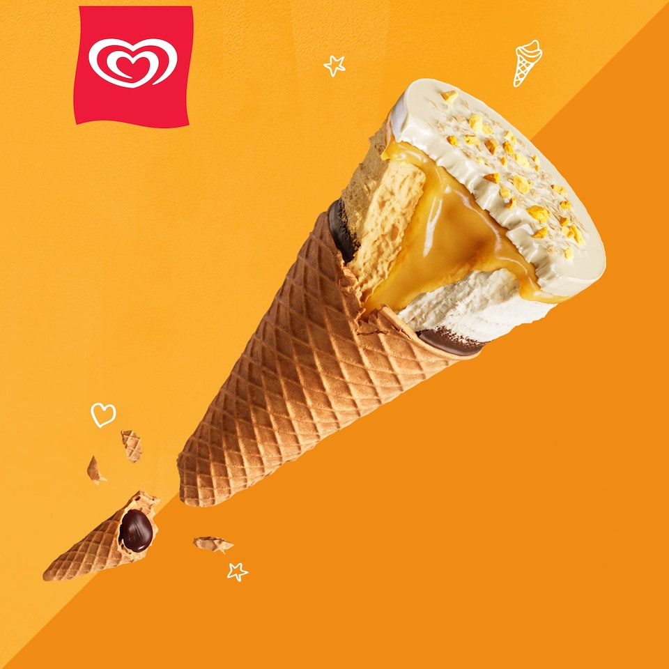 image 1 of CORNETTO MAX MANGO & VANILLA 4x90ml