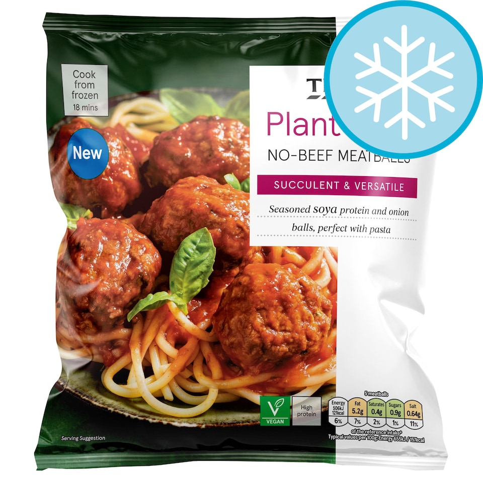 Tesco Plant Chef No Beef Meatballs 380g Tesco Groceries