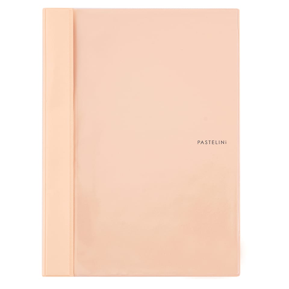 Pastelini Plochý pořadač A4 meruňkový