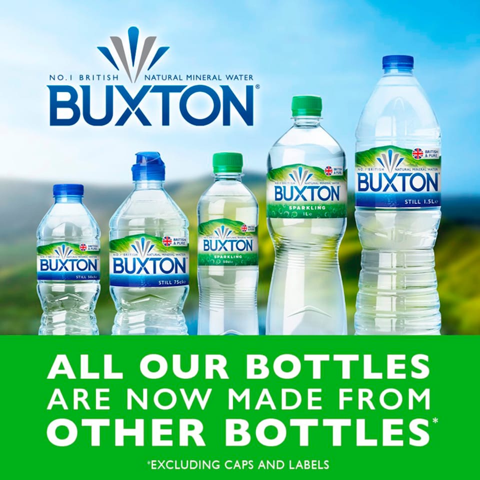 image 1 of Buxton Sparkling Natural Mineral Water Bottle 1.5L