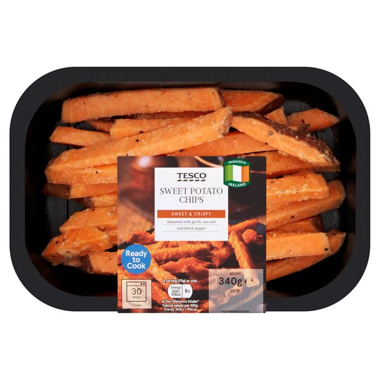 Tesco Sweet Potato Chips 340G Tesco Groceries