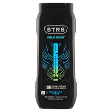 STR8 Wild Beat osvěžující sprchový gel 3 v 1 400ml