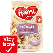 Hami Milk Porridge with 7 Cereals with Apple and Plums 210 g